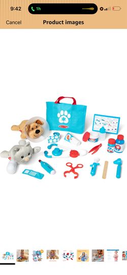 Melissa & Doug Examine and Treat Pet Vet Play Set