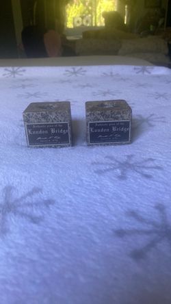 London Bridge candle holders