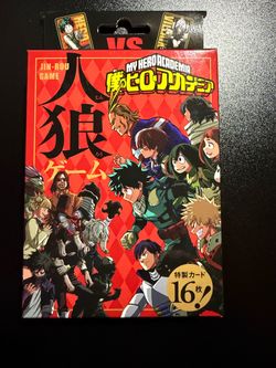 My Hero Academia Jin-Rou Werewolf Card Game – Japanese Anime MHA
