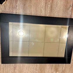 Black Frame Mirror 
