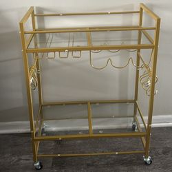 Gold Bar Cart 