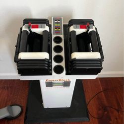 Powerblock Adjustable Dumbbells With Stand 