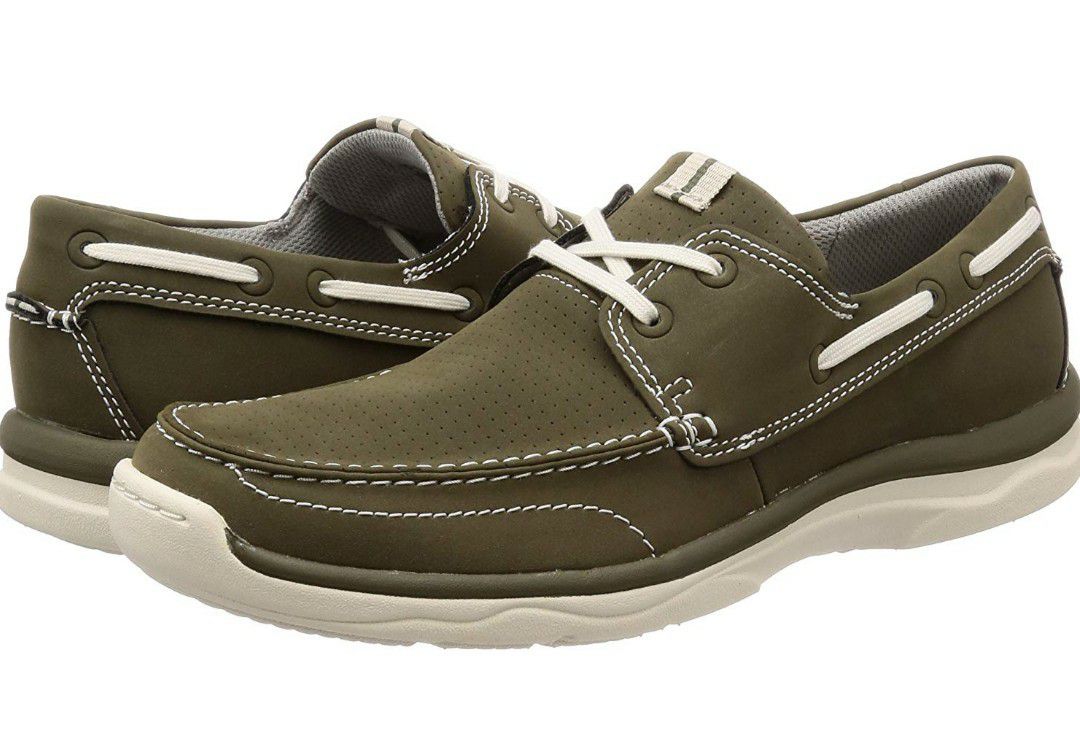 Clark Shoe Margus Edge. Olive/green Color Size 7
