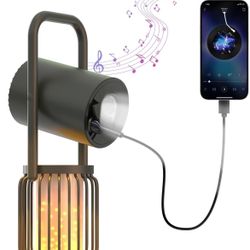 Multifunctional Camping Lantern 4-in-1 - LED Rechargeable Lantern, Outdoor Bluetooth Speaker, 8000mAh Power Bank, 3 Light Modes - Black - IPX5 Waterpr