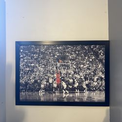 Jordan Poster With Frame