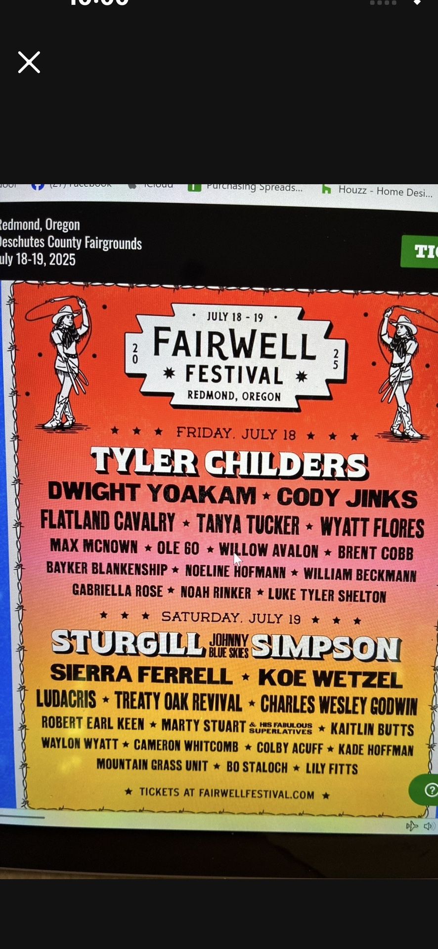 GA Two Day Farewell Festival  Ticket