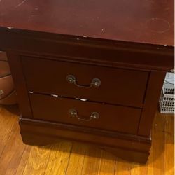 Real Cherry Wood Nightstand 