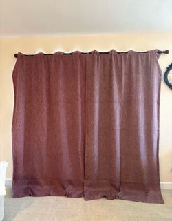 Curtains, Width- 48 inch. Length - 94 inch.