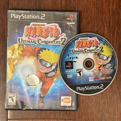 Naruto Uzumaki Chronicles 2 No Scratches PlayStation 2 PS2 GAME