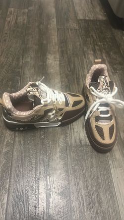 Louis Vuitton Skate Snakeskin trainers