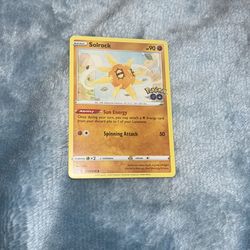 Solrock Pokémon Card
