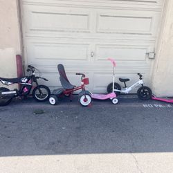 Kid’s Scooters, Bike, Motorcycle 