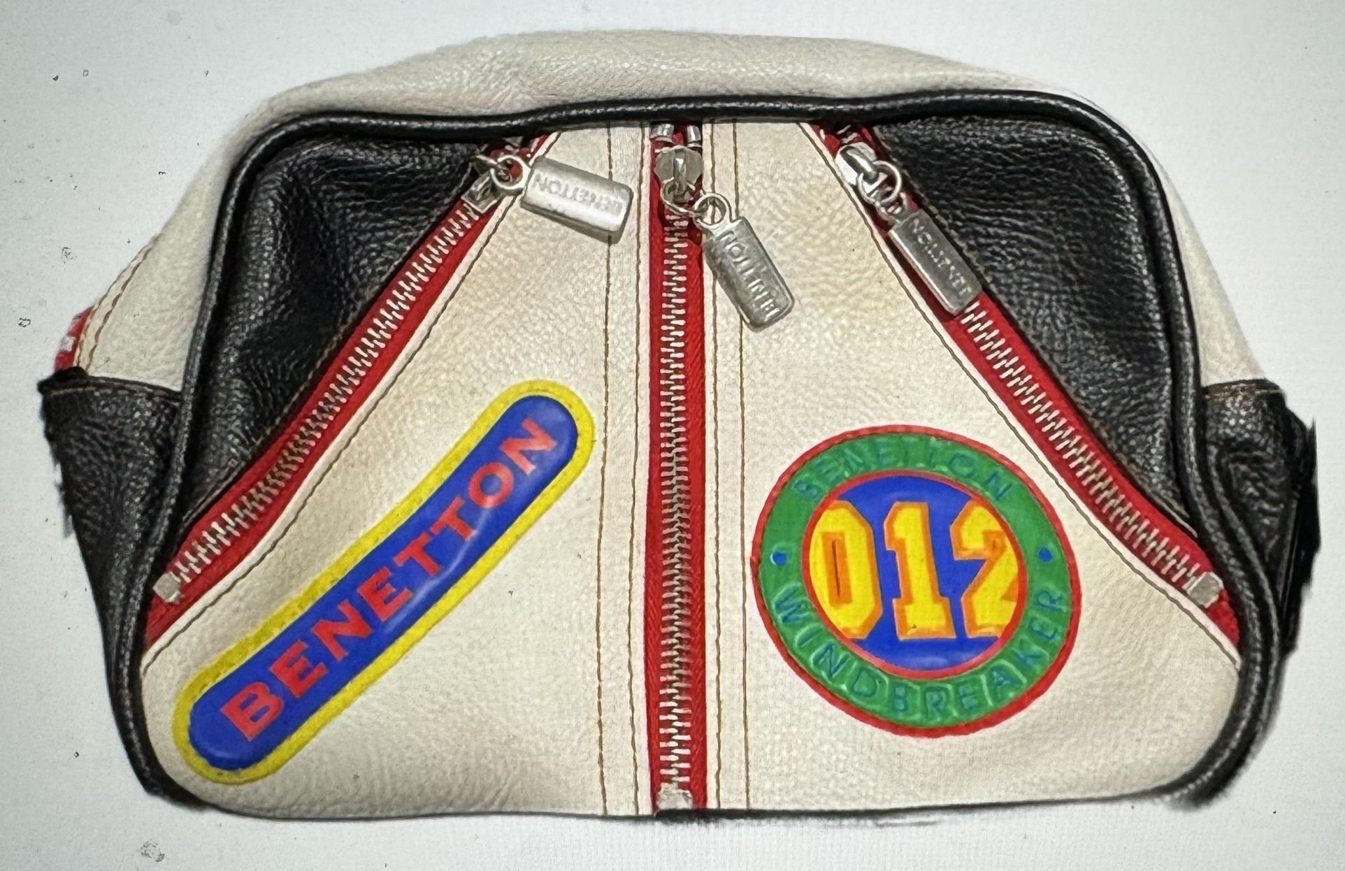 United Colors of Benetton 3 Zip Front 012 Windbreaker Stamp Bag