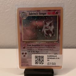 Pokemon Sabrina's Gengar - Gym Heroes 