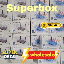SUPERBOX SUPER BOX  S6PRO S6 Max  SMART TV BOX 1 YEAR WARRANTY WHOLESALE AVAILABILITY 