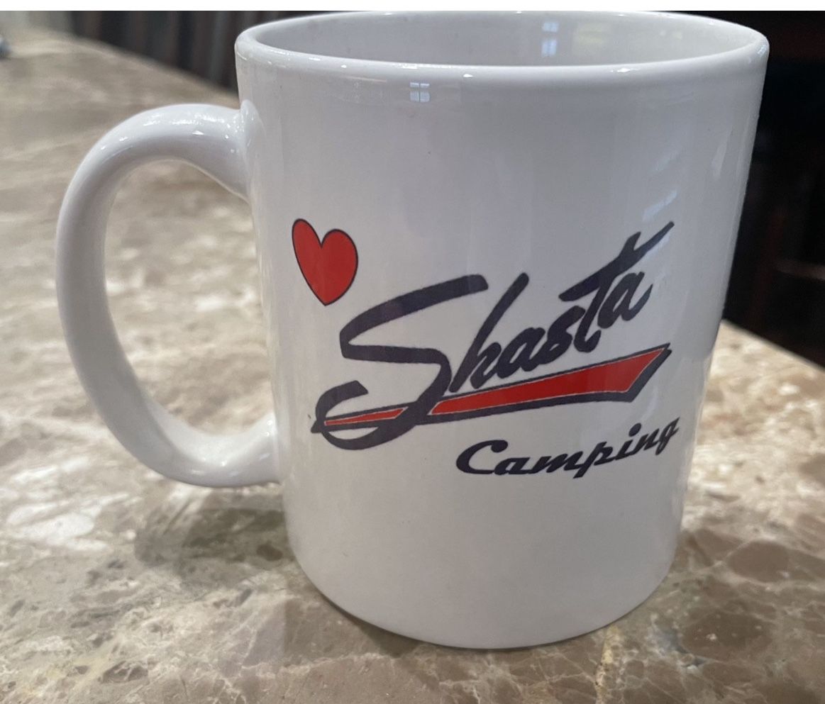 Shasta Travel Trailer Nostalgia Camping Coffee Cup