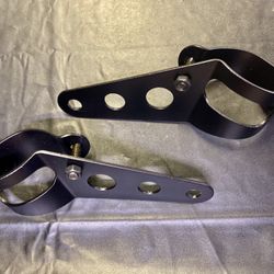Motorcycle headlight brackets 