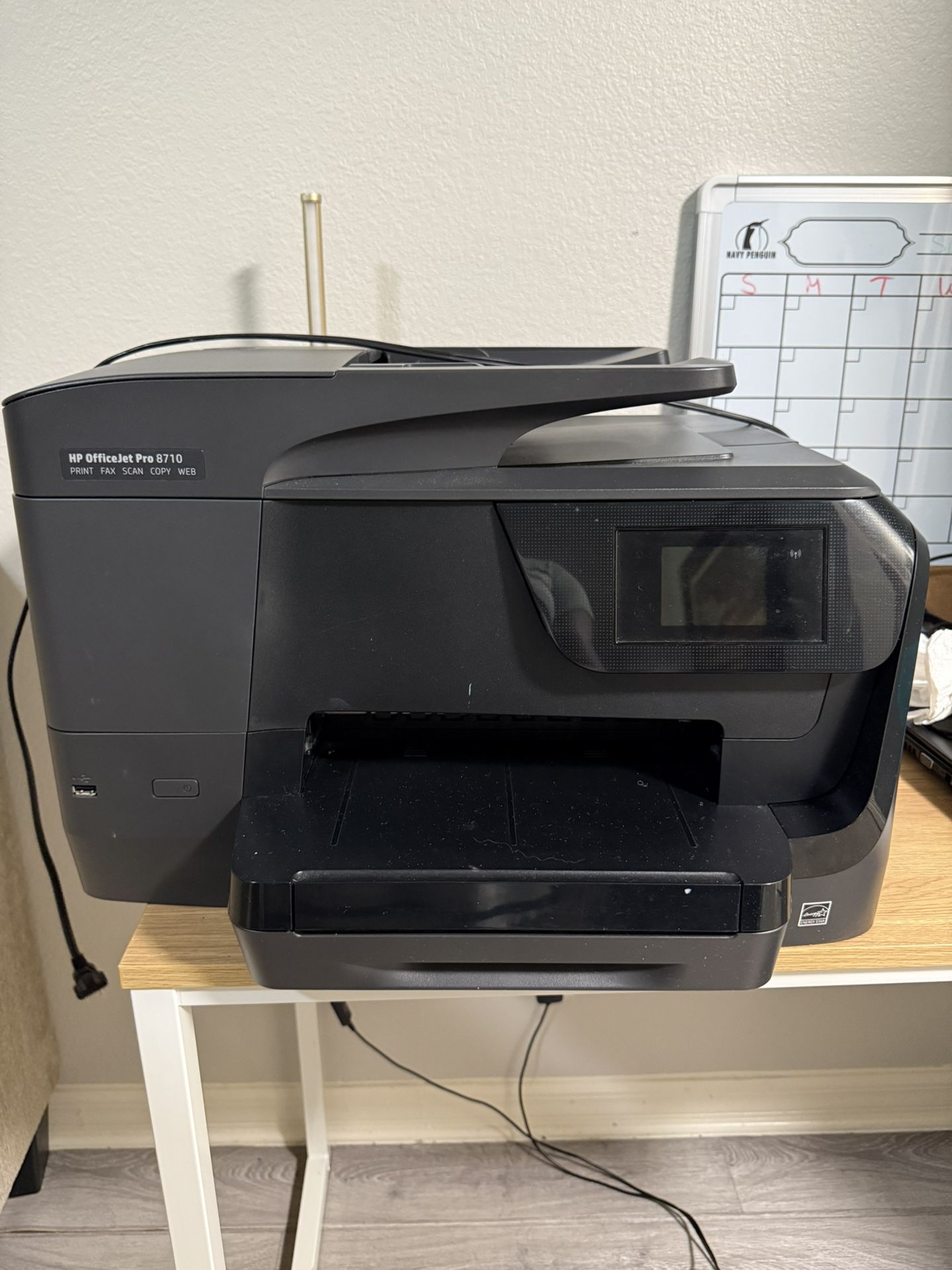 Black HP OfficeJetPro 8710