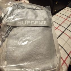 Silver Supreme Shoulder Bag