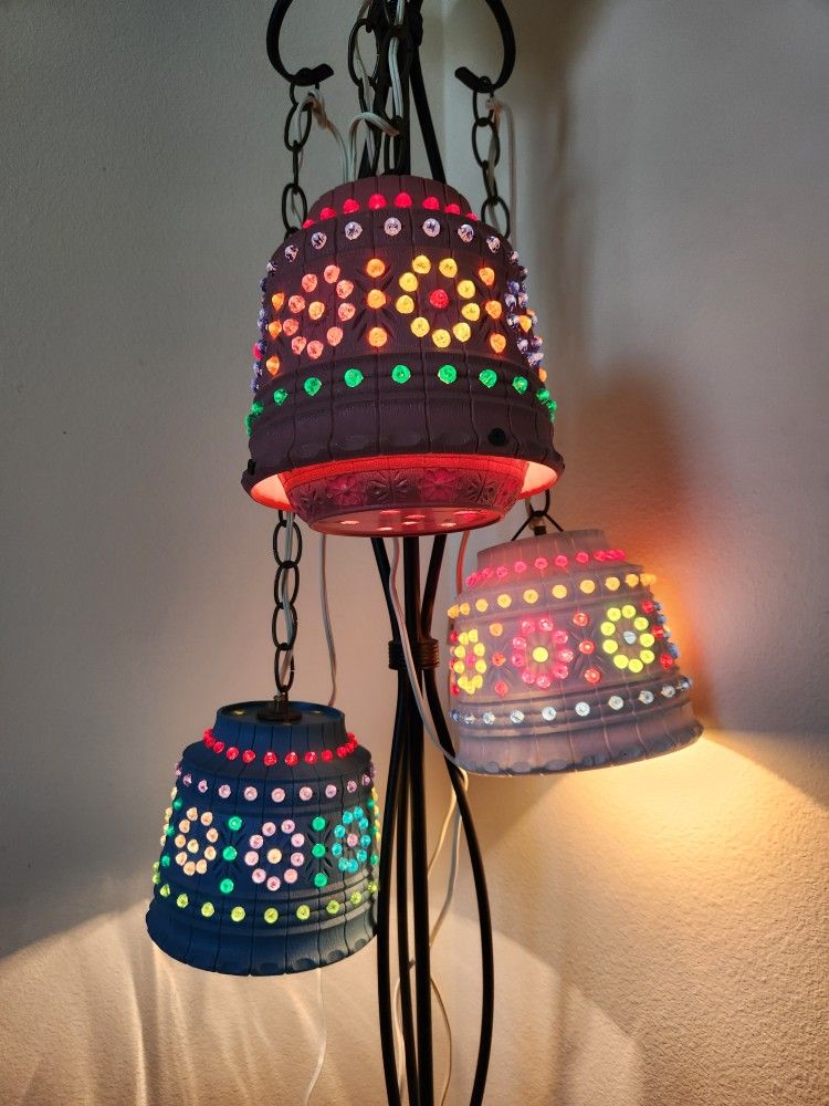 Vintage swag lamps. Please read description.
