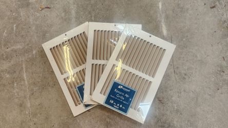 3 - white return air grills