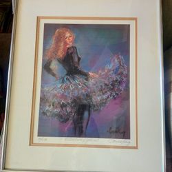 Connie King 'Electric Rhythm' artwork lithograph signed numbered limited edition
