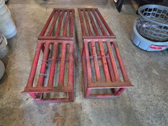 Super duty truck stands with ramps