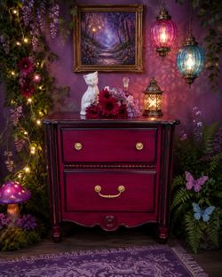 Gorgeous Vintage French Provincial Nightstand