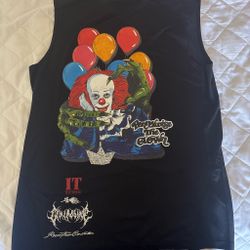 Civil regime Black IT pennywise the movie tank top