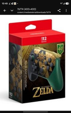 Nintendo Switch 2 Pro Controller Zelda Edition