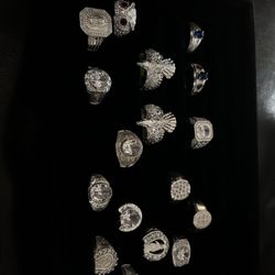 Selling Silver Rings (Dm Me For Prices And Sizes!!!)