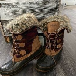 Womens Khombu Julliard Fleece-Lined Snow Boots  Women's Size 8