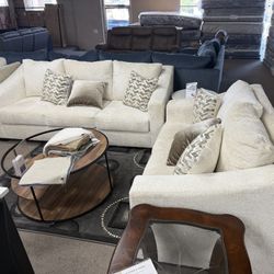 NEW SOFA & LOVESEAT BEIGE  