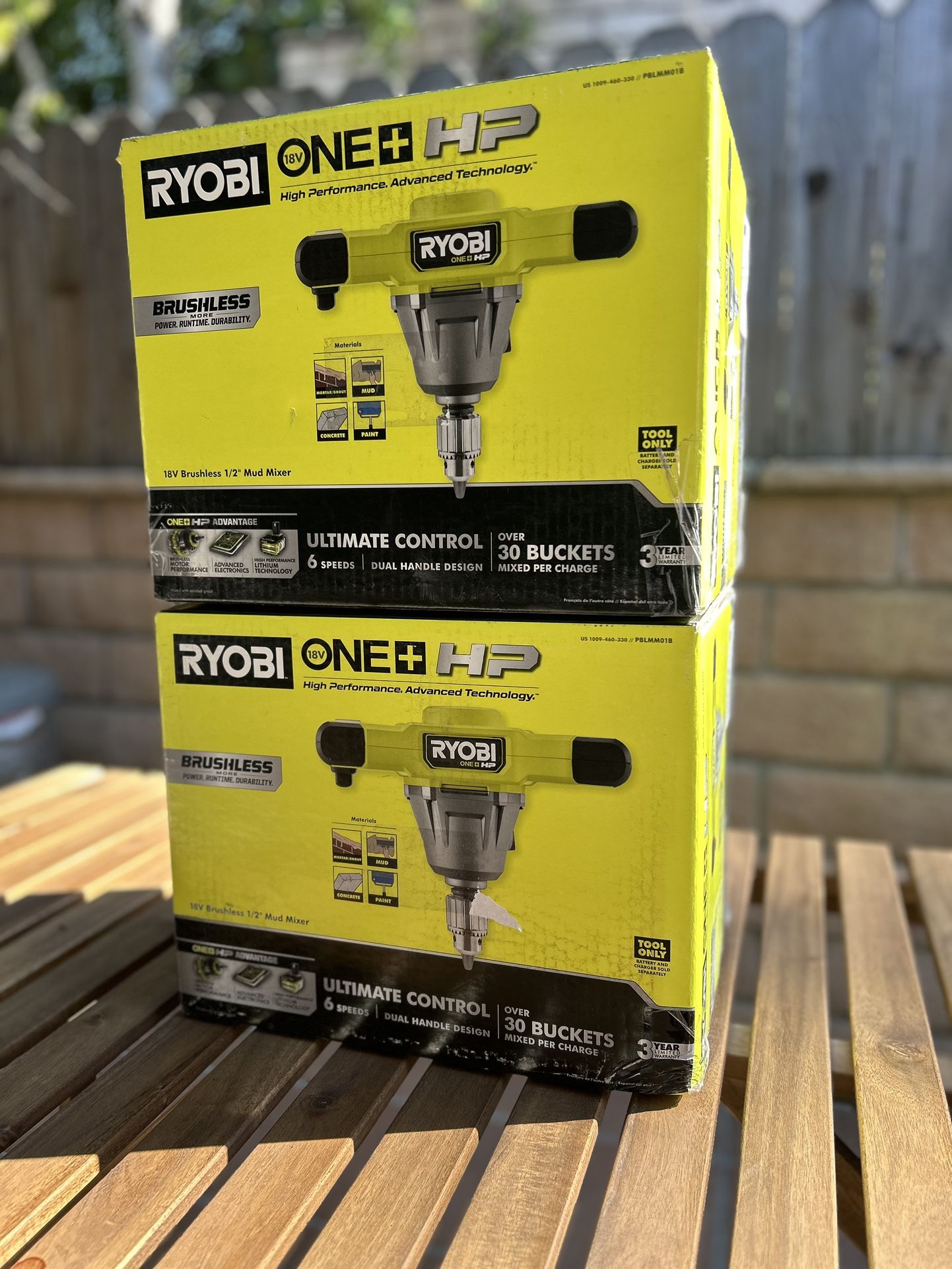 Ryobi Mud Mixer 1/2” 18V PBLMM01B
