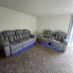 Power Reclining Sofa Or Love Seat $799 Each Your Choice 