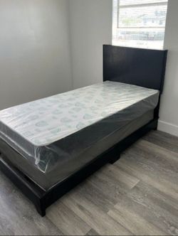 NEW TWIN MATTRESS WITH BOX SPRING 🔝 ALL SIZES IN STOCK