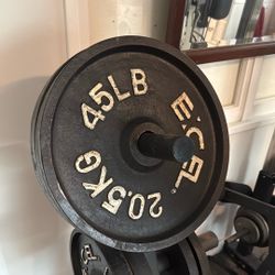 315 lb Olympic Barbell  Set