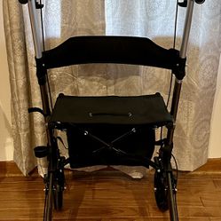 Upright Stand Up Walker with Seat