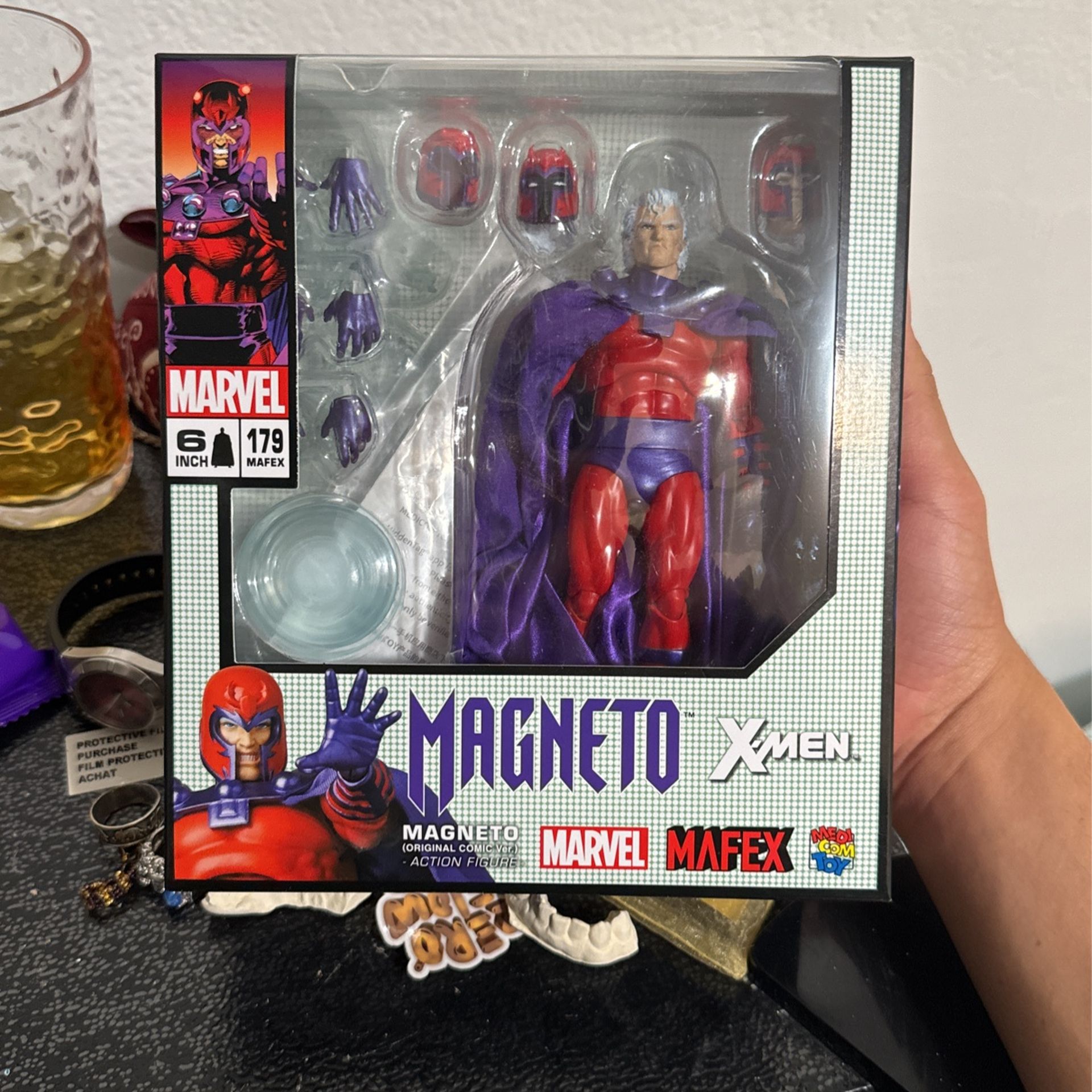 Mafex Magneto comic version no 179 opened complete for Sale in Los 