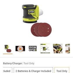 Ryobi 18 V 5" Random Orbit Sander