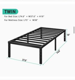 Metal bed frame