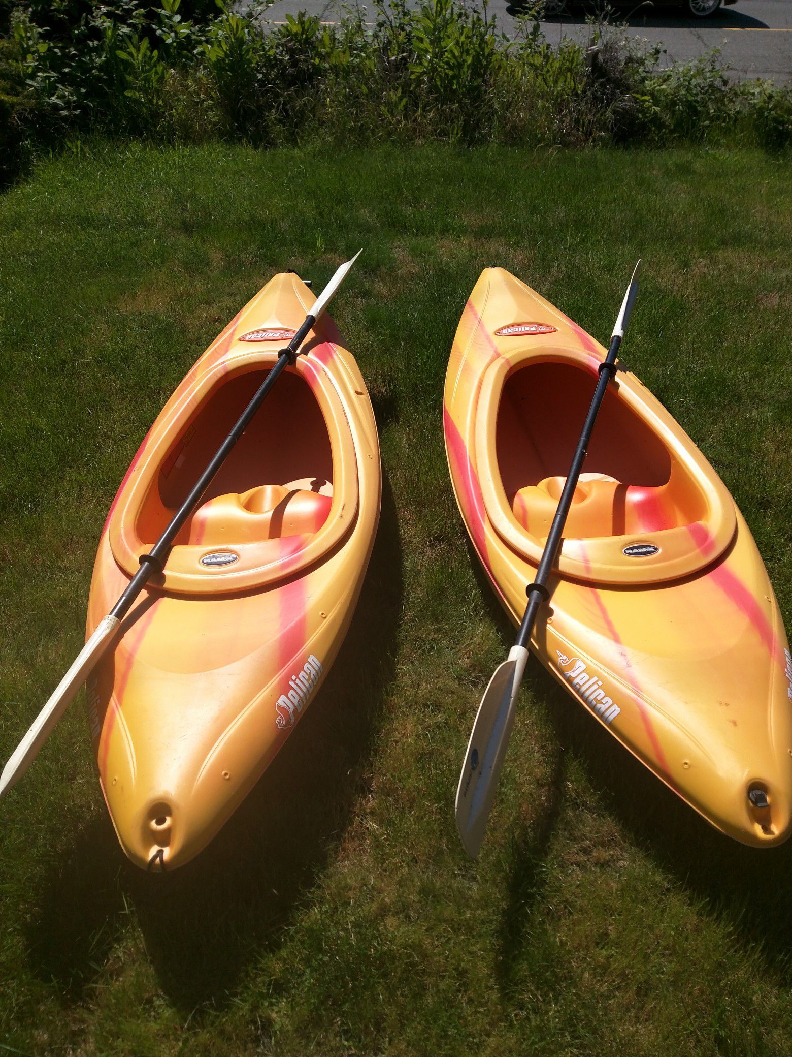Two Pelican 8' Kayaks