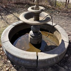 Water Fountain. Caterina Hand Crafted Weather Resistant Floor Fountain