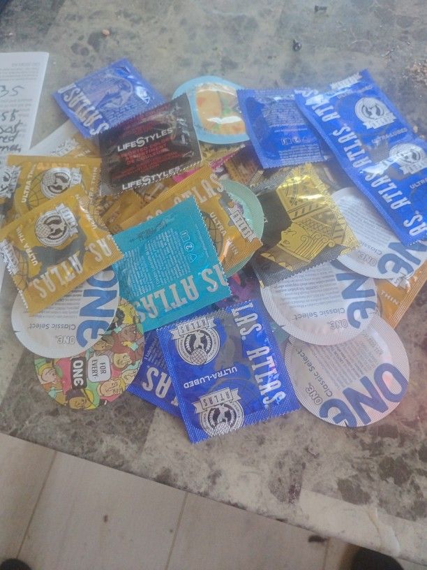 Assorted Brand Condoms Mostly Brand One And Atlas