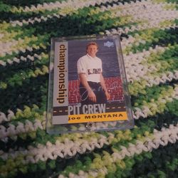 Joe Montanta Card