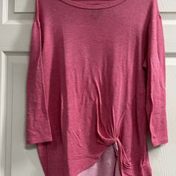 Bobeau Short Sleeve Mauve Pink Tunic - Size Large - GUC