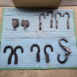 GMC tow hooks (5 sets) and Delco Remy Horns