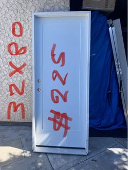 Puerta nueva de exterior de metal size 32x80