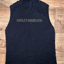 Harley Davidson women’s sleeveless knit shirt size Medium