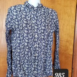 Floral Button Down Shirt 